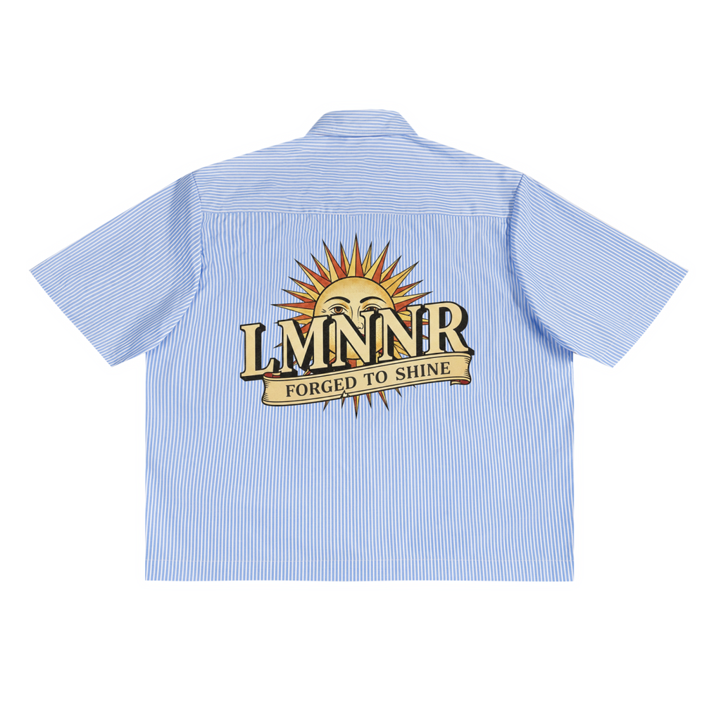 Oversized Vertical Stripe Boxy Shirt