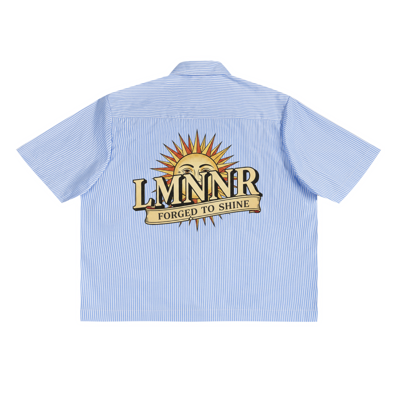 Oversized Vertical Stripe Boxy Shirt