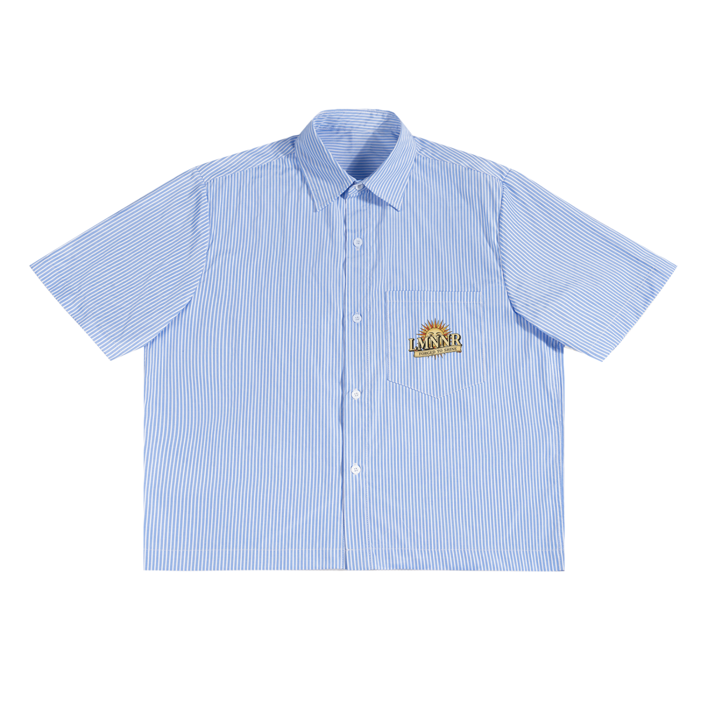 Oversized Vertical Stripe Boxy Shirt