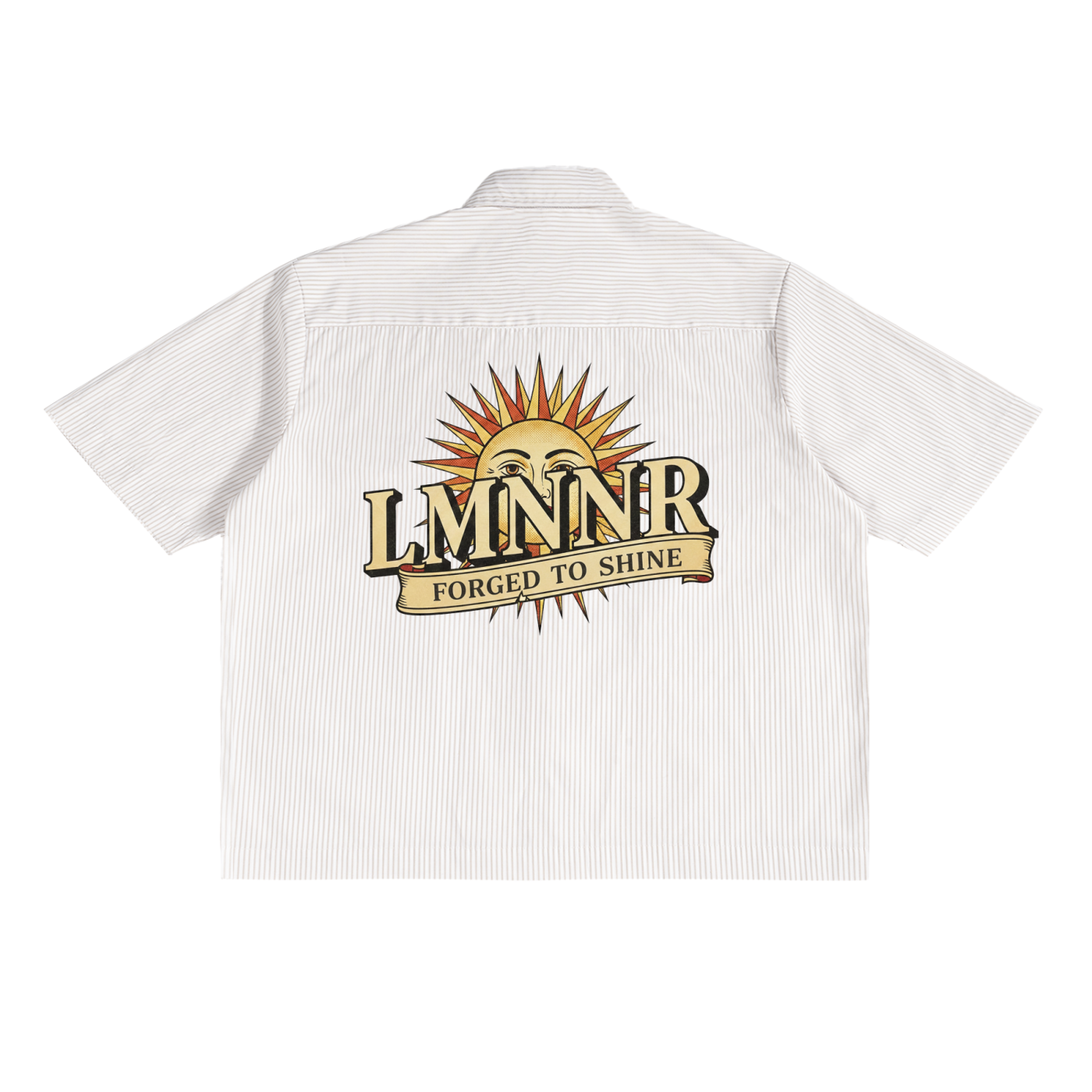 Oversized Vertical Stripe Boxy Shirt